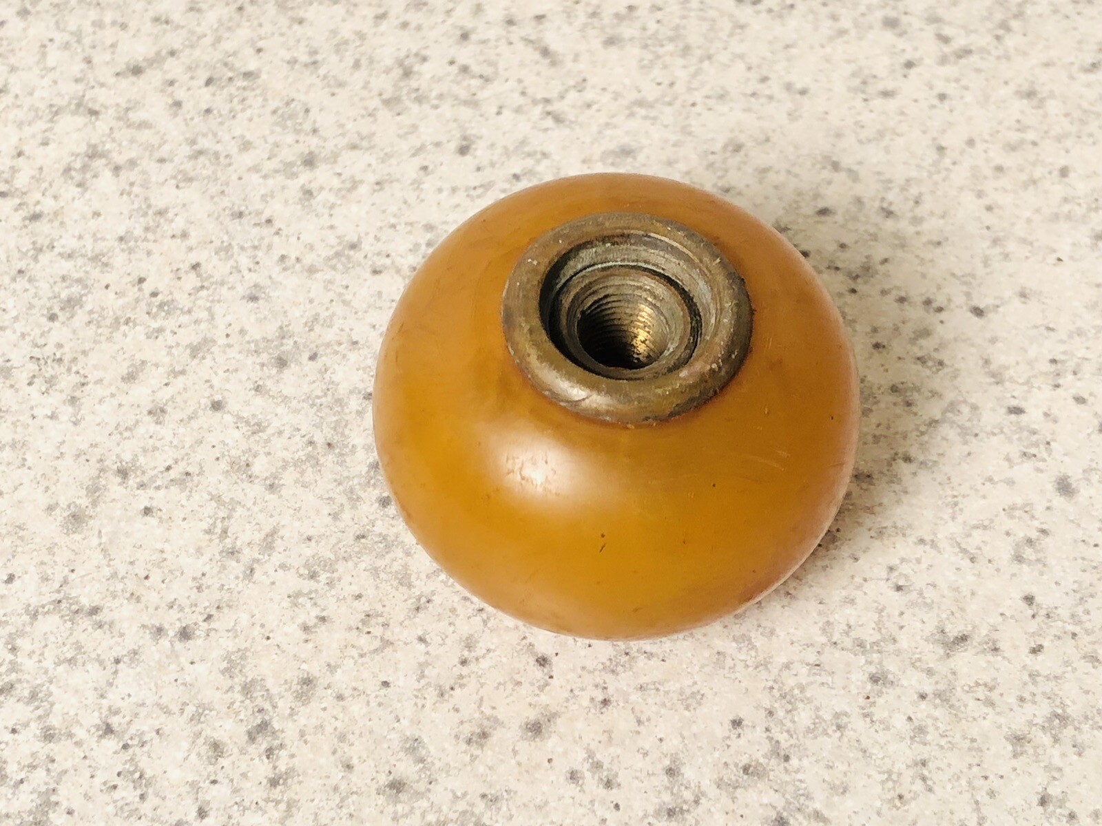 Vintage Butterscotch Amber Bakelite Gear Shift Knob eBay