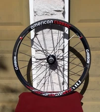 American Classic Carbon 38 Tubular Wheel Rear Only Titanium Freehub 9-10spd VTG