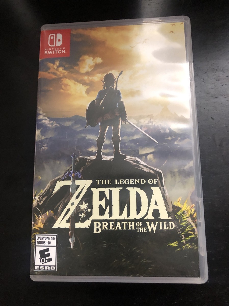 Legend of Zelda Breath of the Wild Nintendo Switch Case & Artwork