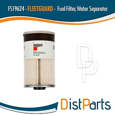 FS19624 Fleetguard Fuel/Water Separator Pack of 2 