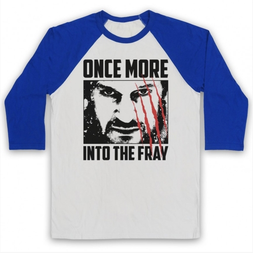Into the Fray Wolves The Grey Once More Wolf Survival Film 3/4 Sleeve Baseball T - Picture 5 of 12