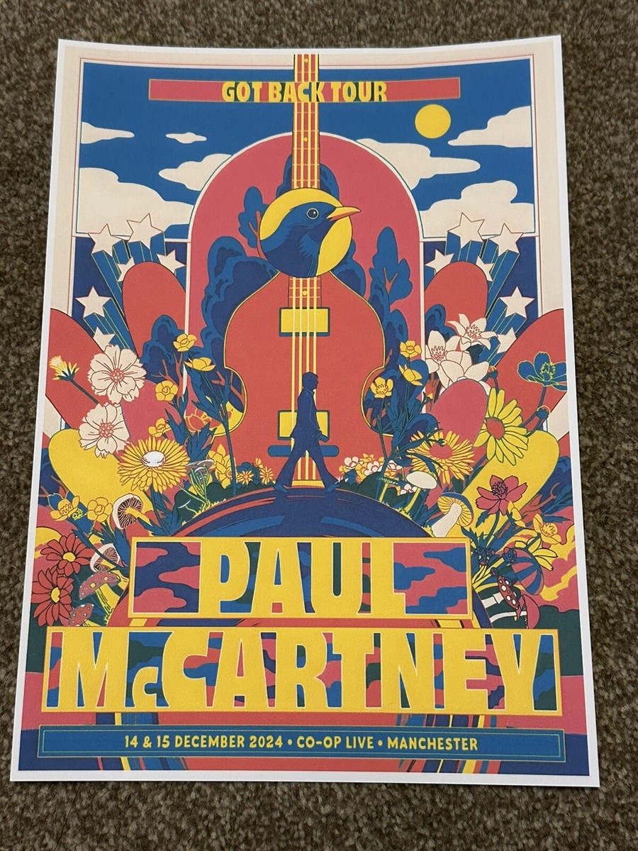 paul mccartney give my.. (RAREポスター2枚セット) paul mccartney