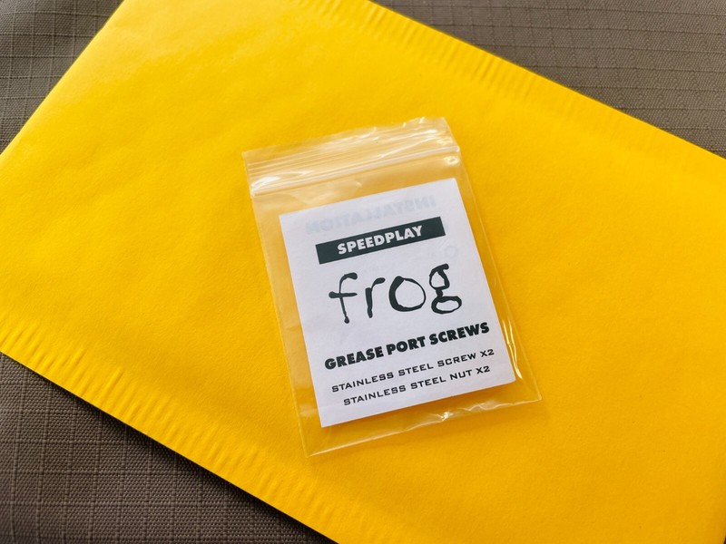 Speedplay Frog Grease Port Stainless Steel Screws   ****New Stock