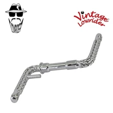 Original F&R Lowrider Quadruple Twisted One Piece 4-1/2" Crank Chrome (115mm)