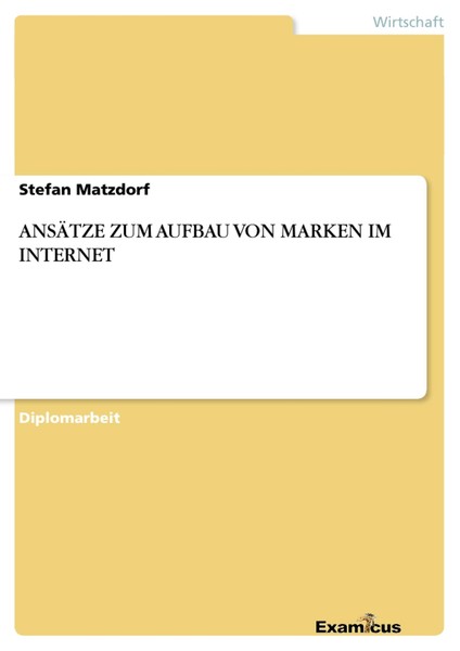 AnsÄTze Zum Aufbau Von Marken Im Internet | Buch | 9783867464116-image