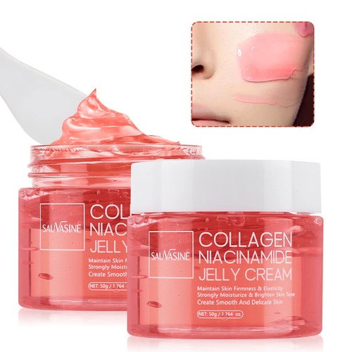 SAUVASINE Collagen Jelly Cream- Niacinamide&Freeze-Dried Hydrolyzed Collagen 50g - Picture 6 of 18