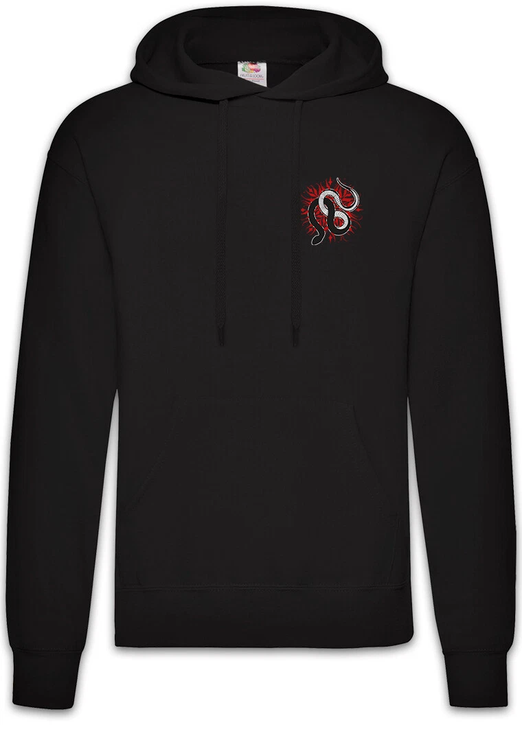 Snake Tattoo Hoodie Pullover Dagger Blood Tattoo Artist Oldschool Tattooist