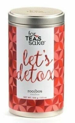 Let's Detox Rooibos Tea 100g 3.5 ounce Tin anti-oxidant Tea Blend