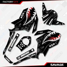 Black Savage Graphics Sticker kit fit Honda Grom 125 2013 2014 2015 2016 MSX125