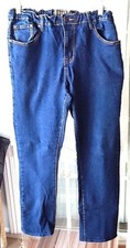 Women's STRETCH Denim Blue Jeans by BAMBOO Size 16 Reg NEW