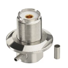 UHF SO-239 Female RA Crimp RG316 RG174 Coax Cable RF connector for antenna mount