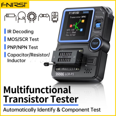 FNIRSI LCR-P1 Transistor Tester Diode /Triode MOSFET NPN/PNP SMD LCR ESR Meter