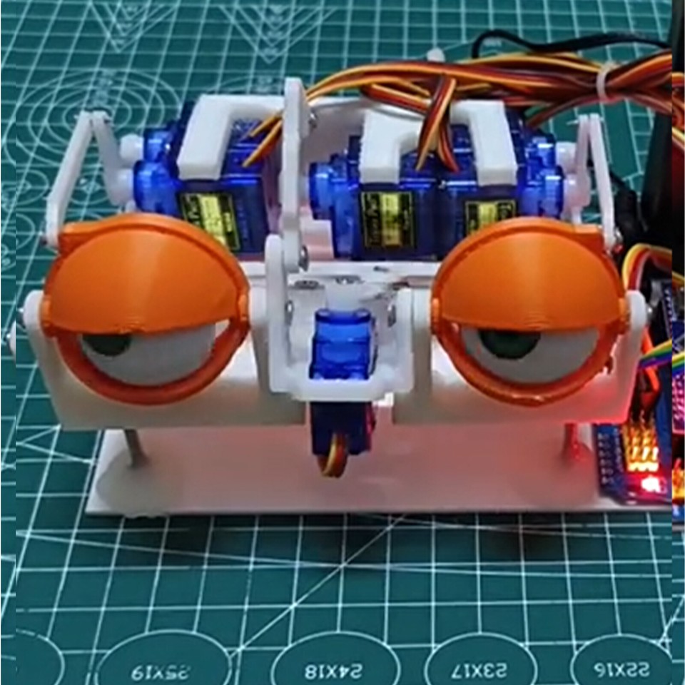 Animatronic Eyes DIY kit for Arduino Bionic robot SG90 servo Joystick ...