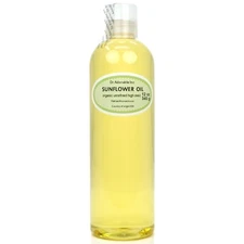 Unrefined Sunflower Oil Organic 2 oz up to gallon  Cold Pressed Free Shipping!!
