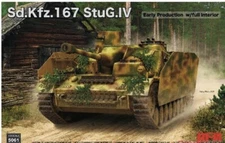 1/35 Rye Field Models Sd.Kfz.167 StuG IV Early Production w/Full Interior #5061