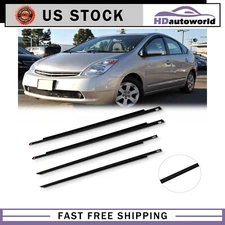 For 2004-2009 Toyota Prius Weatherstrip Window Moulding Trim Seal Belt 4 Piece