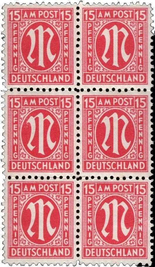 Multiple German 1941-1950 Year of Issue Stamps
