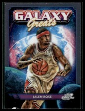 2023-24 Topps Chrome Cosmic #GG-22 Jalen Rose Galaxy Greats