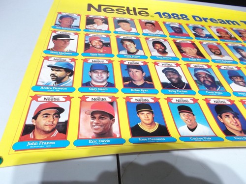 1988 Nestle Baseball Dream Team Uncut Sheet Schmidt Boggs Puckett HOF - Picture 4 of 10