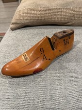 Vintage Wood And Brass Shoe Fitting 1959