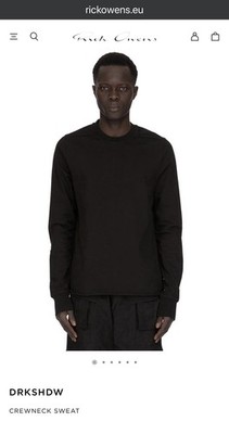Rick Owens DRKSHDW Crewneck Sweat - Size M - Dust
