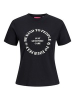 Jjxx Jxjulie T-Shirt Damen, Kurzarm, GrößE M, Schwarz, Baumwolle, Modell JRS