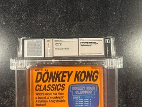 NES Nintendo DONKEY KONG CLASSICS - WATA GRADED 5.5 Sealed