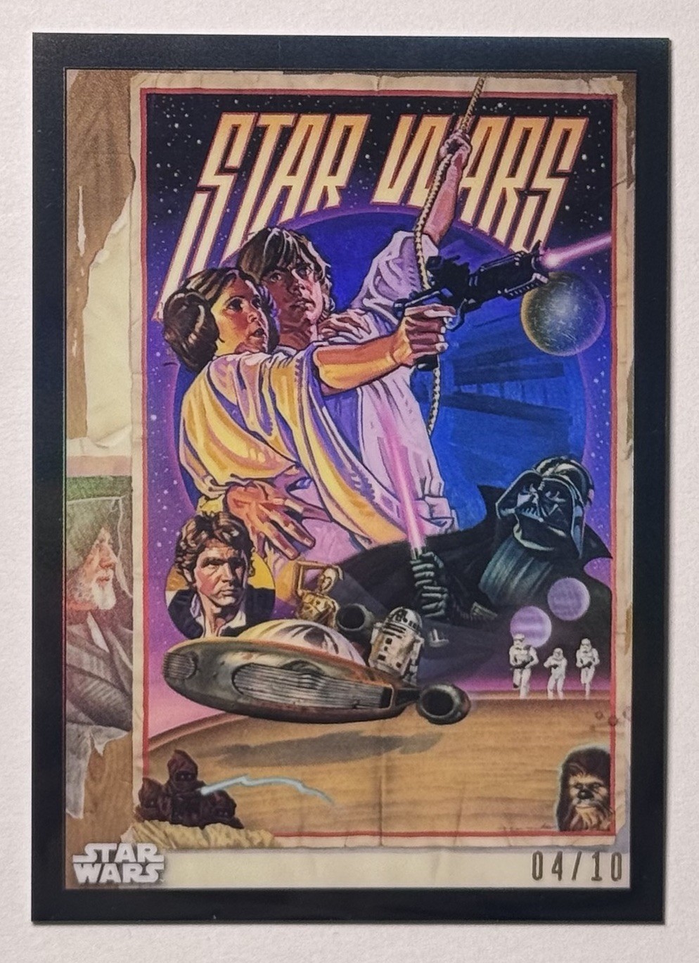 Star Wars: A New Hope Alternate Art #PC-17 Star Wars 2019 Topps Chrome Legacy Poster Card trading card — raw and PSA graded price guide