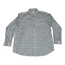 Duluth Trading Co Shirt Mens Large Plaid Button Down Casual Workwear Outdoor