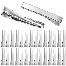 Alligator Hair Clips, 210 PCS Single Prong Metal Clips for Bows Silver