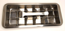 ONYX 18/8 Stainless Steel, 18 Slot Ice Cube Tray, Vintage