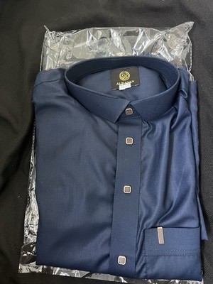 Men s Navy Blue Al -Bayan Thobe Jubbah Size 56-24