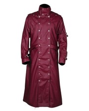 Cappotto Uomo Serie Trigun Vash the Stampede Trench Ecopelle Rosso Gamer Lover