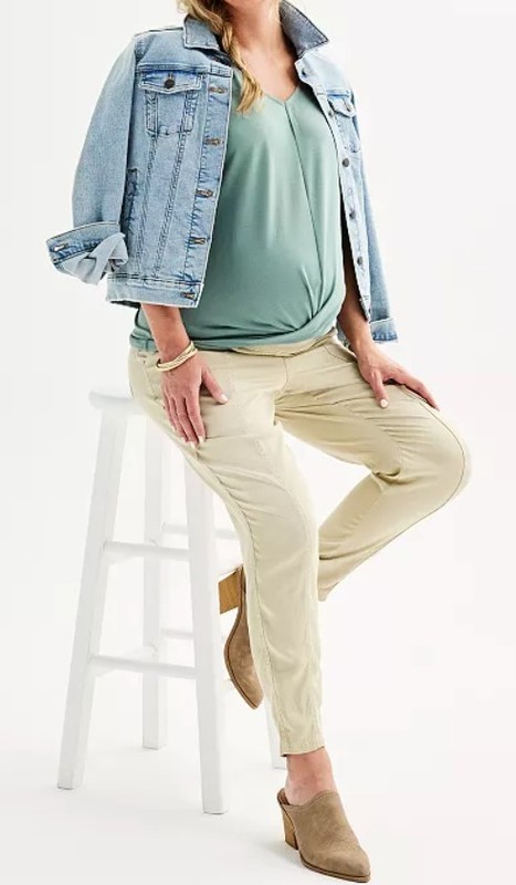 NWT Maternity Khaki Pants Size XL