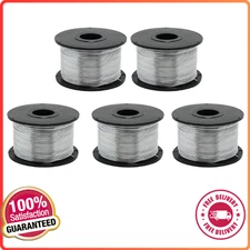 5 Rolls Rebar Tie Wire Coil, 1/32" 0.8mm 360FT Stainless Steel Wire
