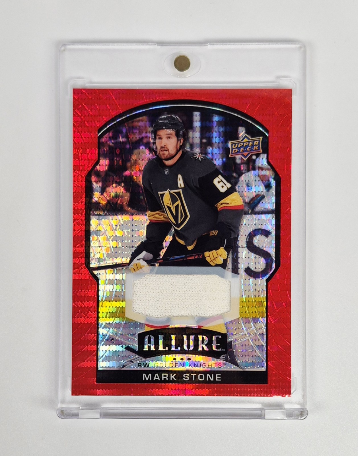 MINT RED RAINBOW JERSEY 2020-21 Upper Deck Allure Mark Stone GOLDEN LV Knights
