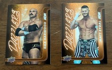 2025 Upper Deck AEW Orange Dazzlers Playing Cards Inserts Pick Cards from list