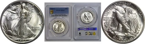 1944-S Walking Liberty Half Dollar   PCGS MS-65