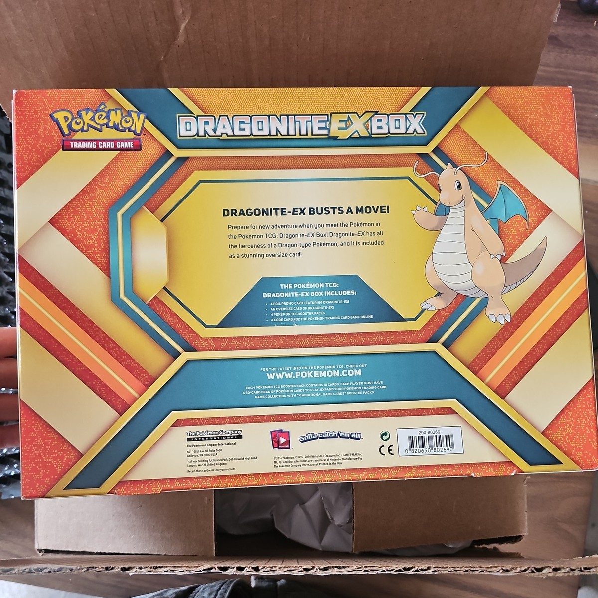 pokemon trading card game dragonite ex box Pokemon TCG: Dragonite EX Box [Brand New Factory Sealed!]