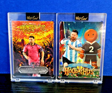 2025 Haunted Hits Disco Foil & Holiday Hits Oil Spill Foil-(2) LIONEL MESSI 2/4 