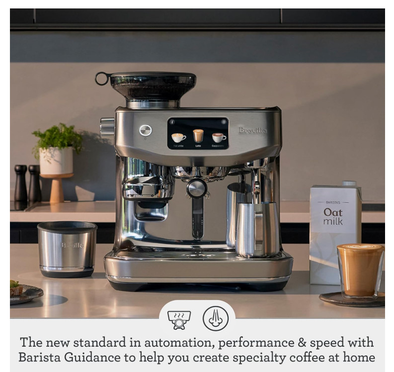 new Breville Oracle Jet Espresso Machine, Brushed Stainless Steel