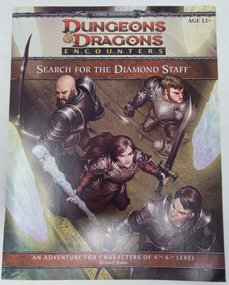 WotC D&D 4e Search for the Diamond Staff with Character Sheets (E22)