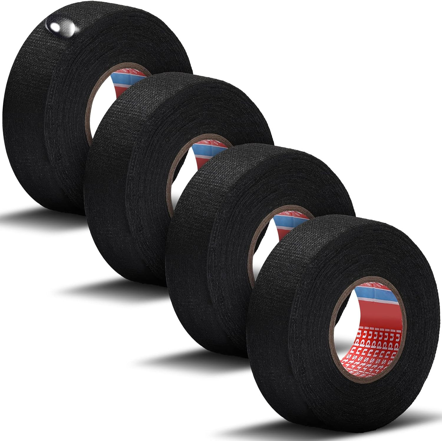 2 Rolls Wire Harness Tape Automotive Cloth Tape High Temp Electrical Wrap Noise