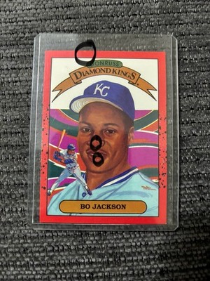1989 Donruss Bo Jackson Diamond Kings Error Card - Very Rare! | eBay