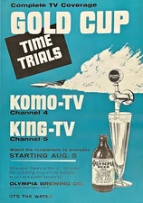 HYDRO RACES SEATTLE SEAFAIR RACES GOLDCUP OLYMPIA BREWING  5X7 REPRINT