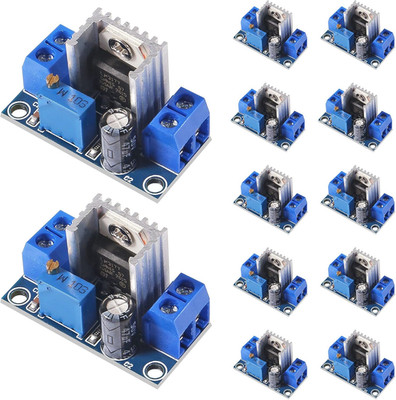 UMLIFE 12PCS LM317 DC-DC Converter Buck Step-Down Circuit Board Module 4.2-40V