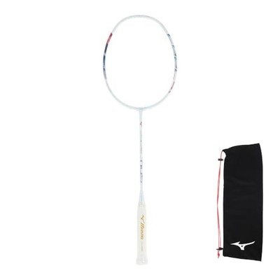 Mizuno 73JTB20162 Altius 01 FEEL Badminton Racket (White x Red 3U5