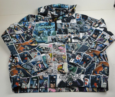 Forever 21 Batman 1/4 Zip Pullover Hooded Jacket Men's Medium | eBay