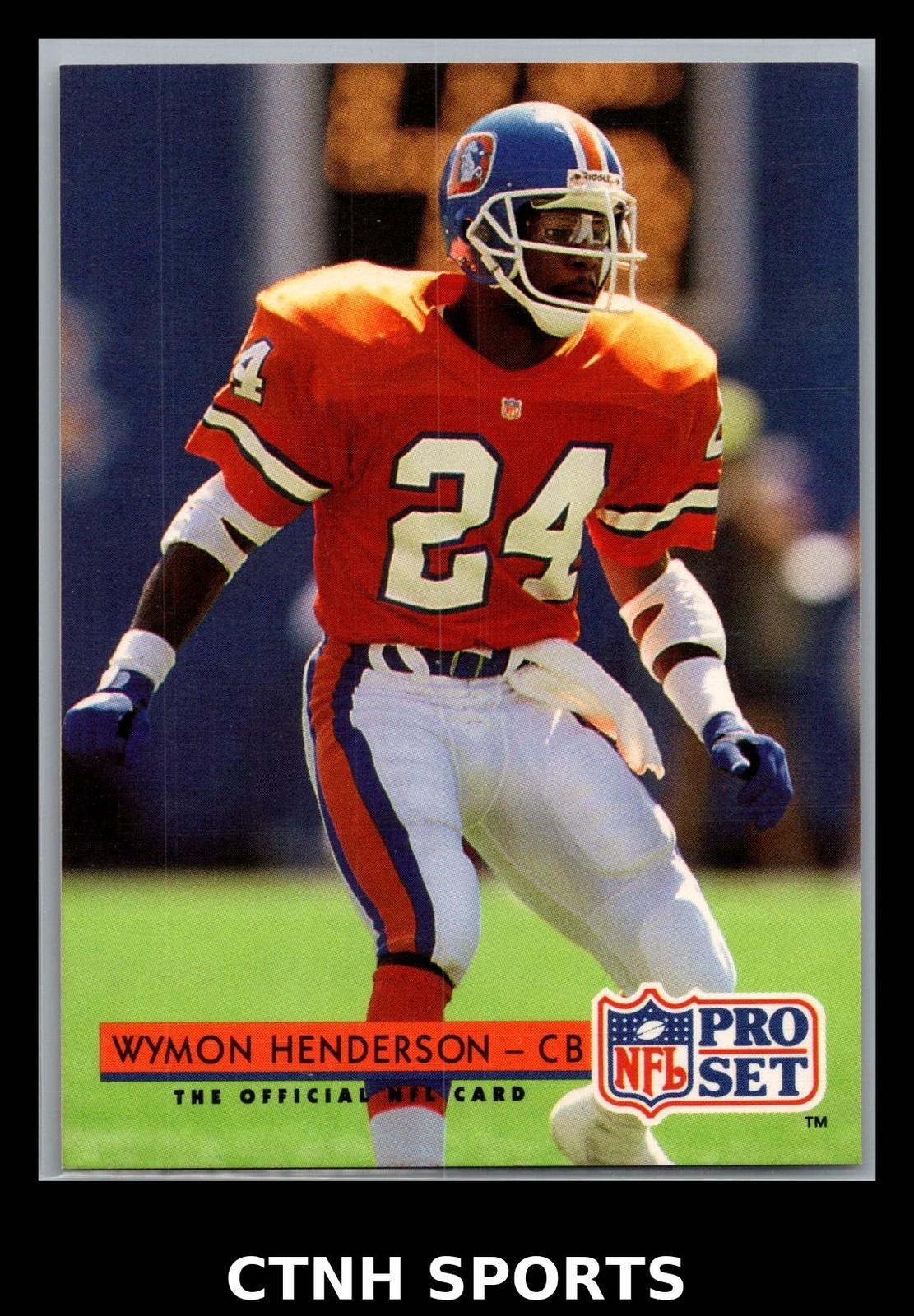 1992 Pro Set #157 Wymon Henderson Denver Broncos