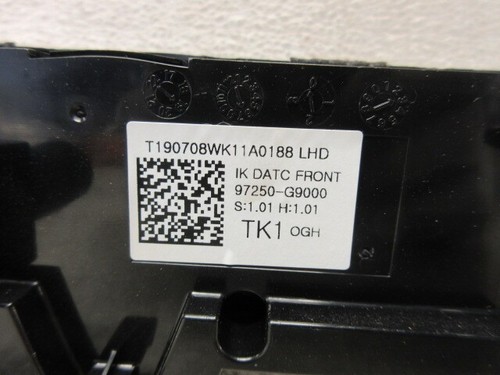 2019-2021 Hyundai Genesis G70 Heat A/C Temperature Control Unit OEM LKQ - Picture 3 of 5